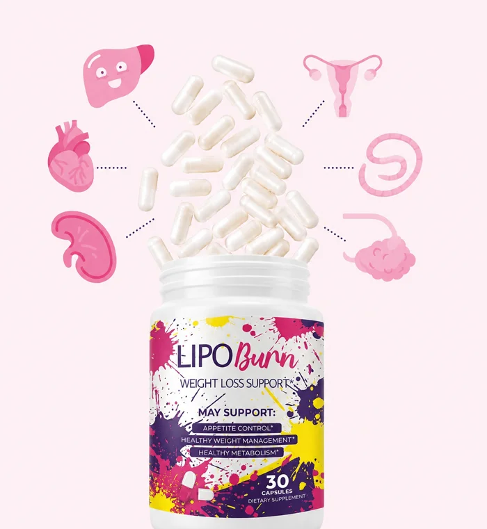 LipoBurn capsules with organ benefits